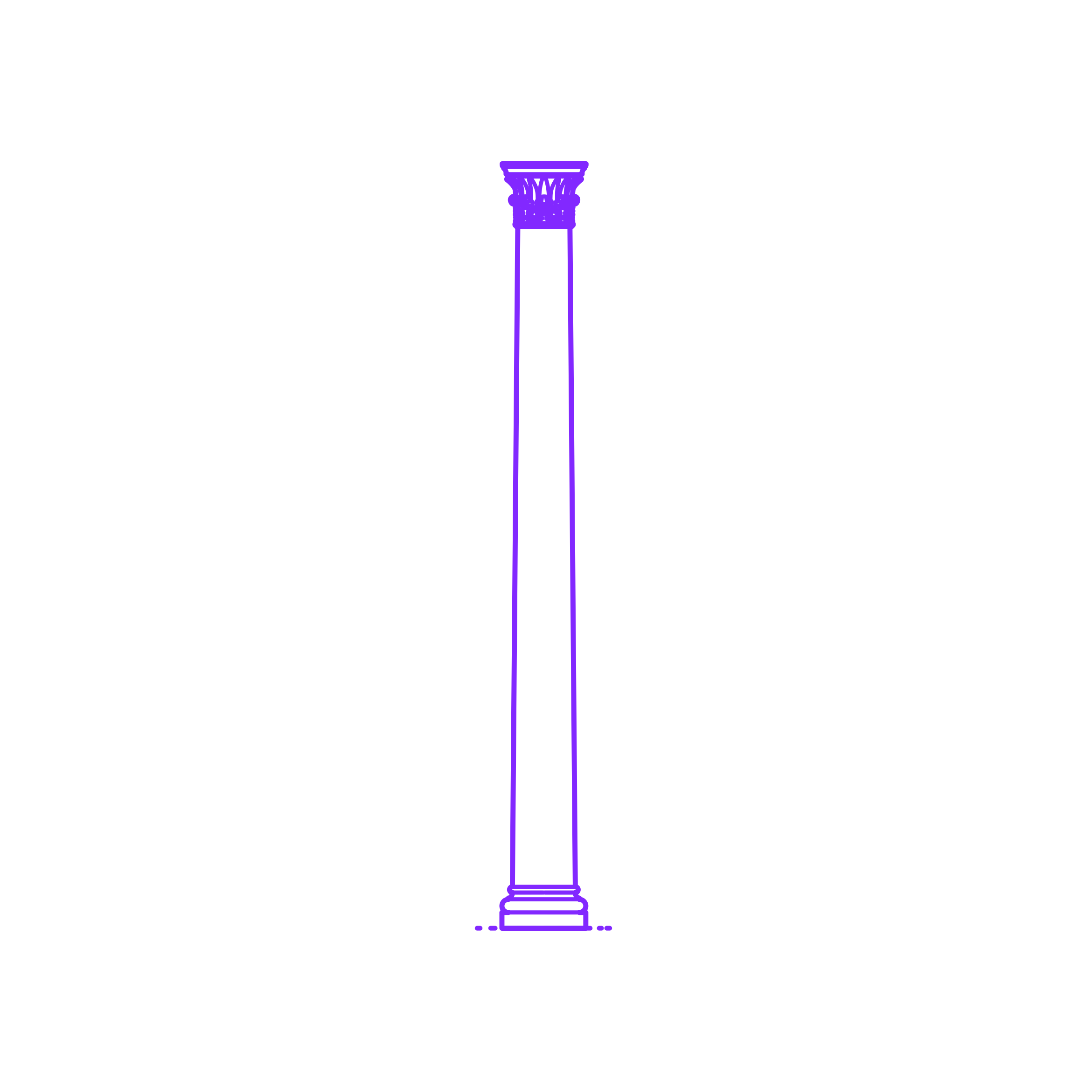 Buildings Stone Columns Greek Corinthian Smooth Small Stencil Svg Vector Free Vectors
